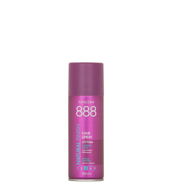 Farcom Λακ 888 Φυσικό Κράτημα 200ml